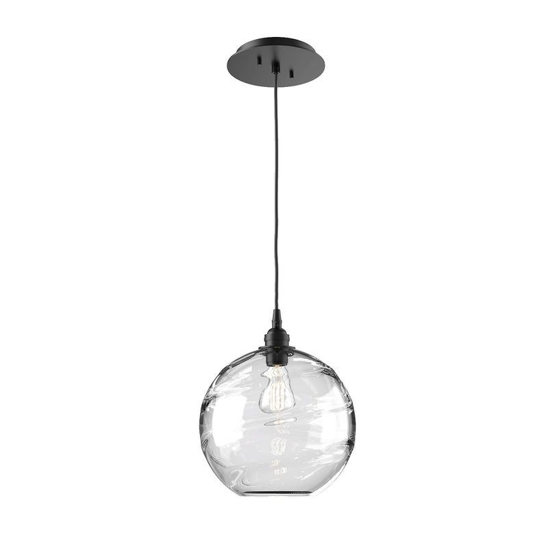 Hammerton Studio - LAB0047-01-MB-OC-C01-E2 - One Light Pendant - Terra - Matte Black