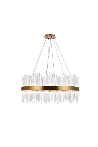 Elegant Lighting - 3000D32G - 18 Light Chandelier - Dallas - Gold