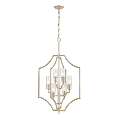 ELK Home - 33445/6 - Six Light Chandelier - Cheswick - Aged Silver