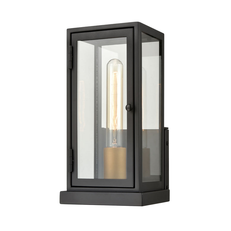 ELK Home - 45500/1 - One Light Outdoor Wall Sconce - Foundation - Matte Black