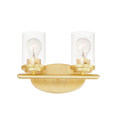 Maxim - 10212CLSBR - Two Light Bath Vanity - Corona - Satin Brass