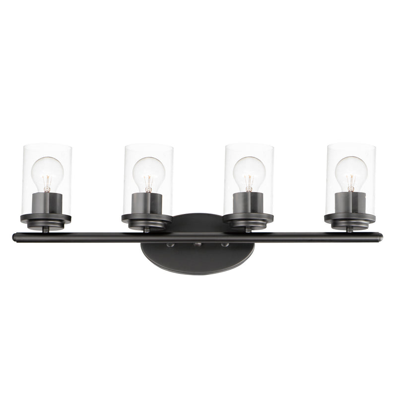 Maxim - 10214CLBK - Four Light Bath Vanity - Corona - Black