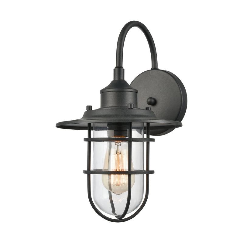 ELK Home - 69371/1 - One Light Outdoor Wall Sconce - Coastal Farm - Charcoal