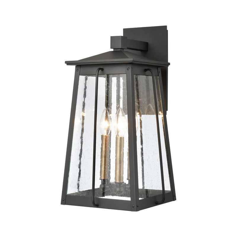 ELK Home - 83402/3 - Three Light Outdoor Wall Sconce - Kirkdale - Matte Black