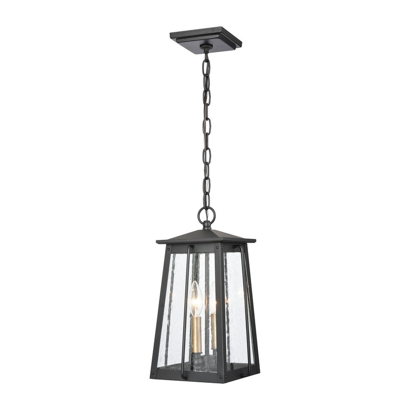 ELK Home - 83405/2 - Two Light Outdoor Pendant - Kirkdale - Matte Black