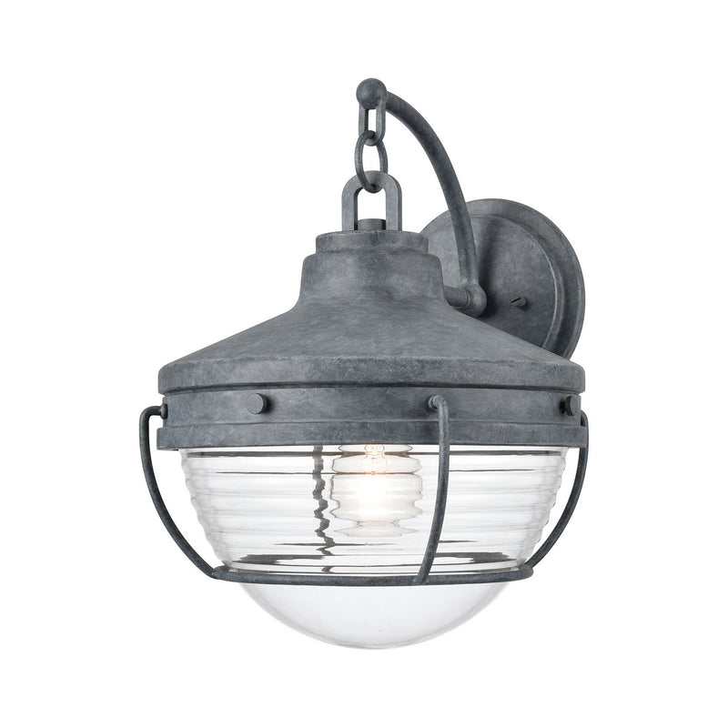 ELK Home - 83422/1 - One Light Outdoor Wall Sconce - Eastport - Aged Zinc