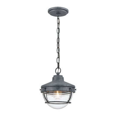 ELK Home - 83425/1 - One Light Outdoor Pendant - Eastport - Aged Zinc