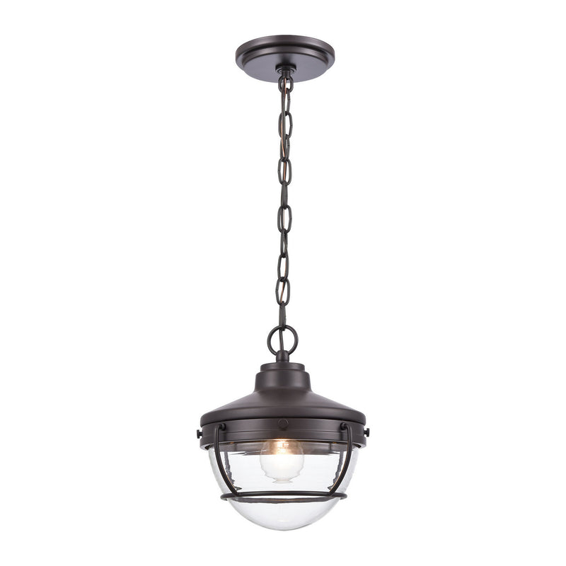 ELK Home - 83435/1 - One Light Outdoor Pendant - Eastport - Oil Rubbed Bronze