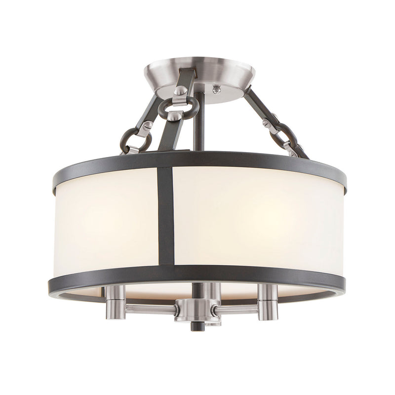 ELK Home - 83443/3 - Three Light Semi Flush Mount - Armstrong Grove - Espresso