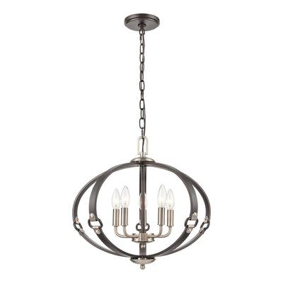 ELK Home - 83449/5 - Five Light Chandelier - Armstrong Grove - Espresso