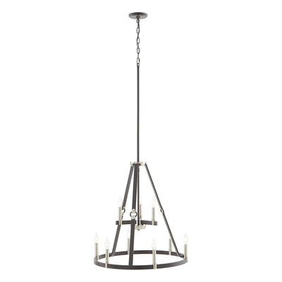 ELK Home - 83450/6+3 - Nine Light Chandelier - Armstrong Grove - Espresso