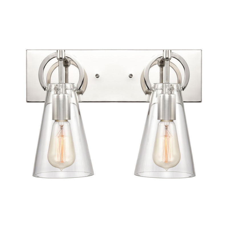 ELK Home - 89321/2 - Two Light Vanity - Gabby - Polished Nickel