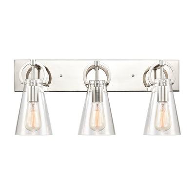 ELK Home - 89322/3 - Three Light Vanity - Gabby - Polished Nickel