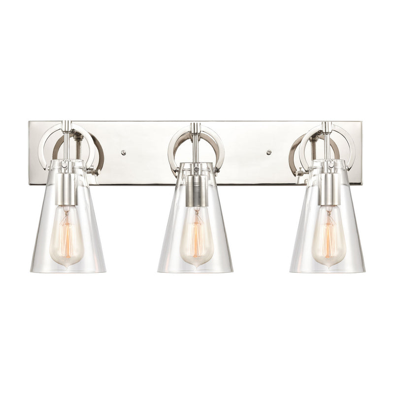 ELK Home - 89322/3 - Three Light Vanity - Gabby - Polished Nickel