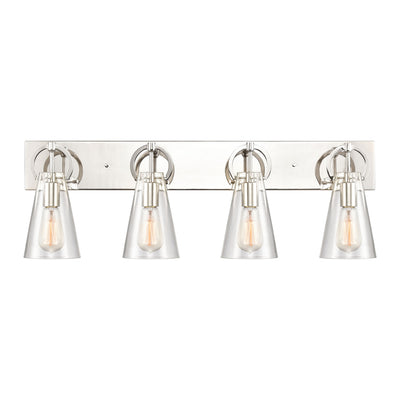 ELK Home - 89323/4 - Four Light Vanity - Gabby - Polished Nickel