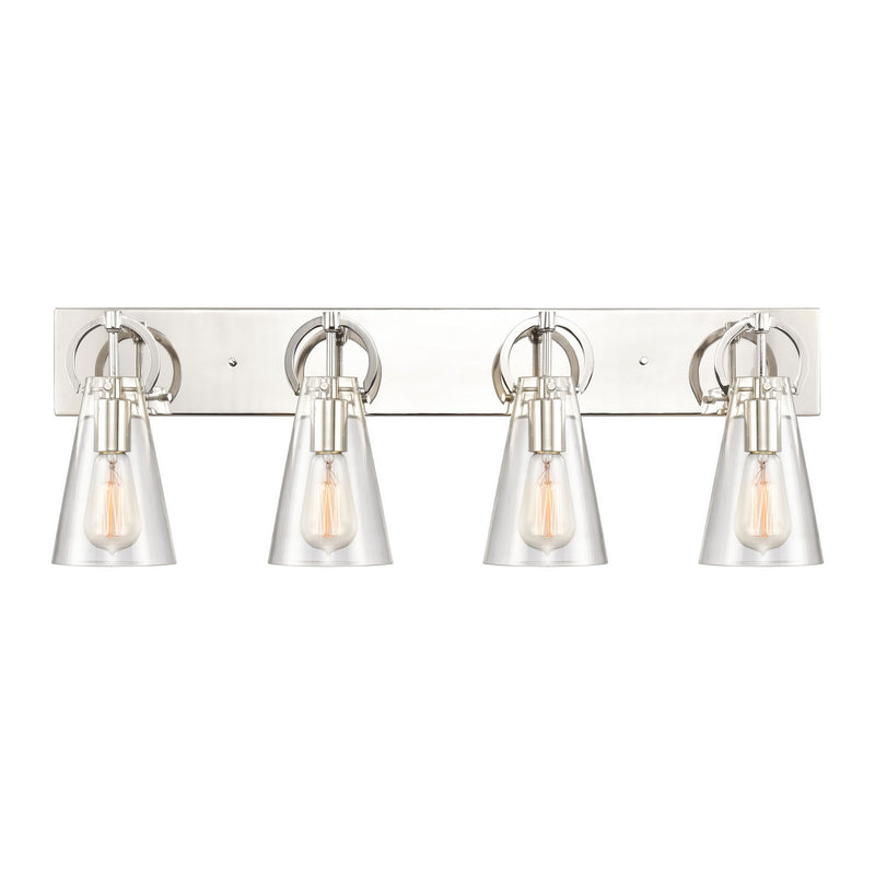 ELK Home - 89323/4 - Four Light Vanity - Gabby - Polished Nickel