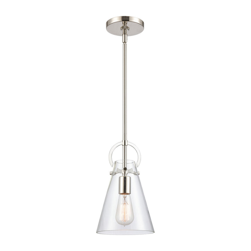 ELK Home - 89325/1 - One Light Mini Pendant - Gabby - Polished Nickel