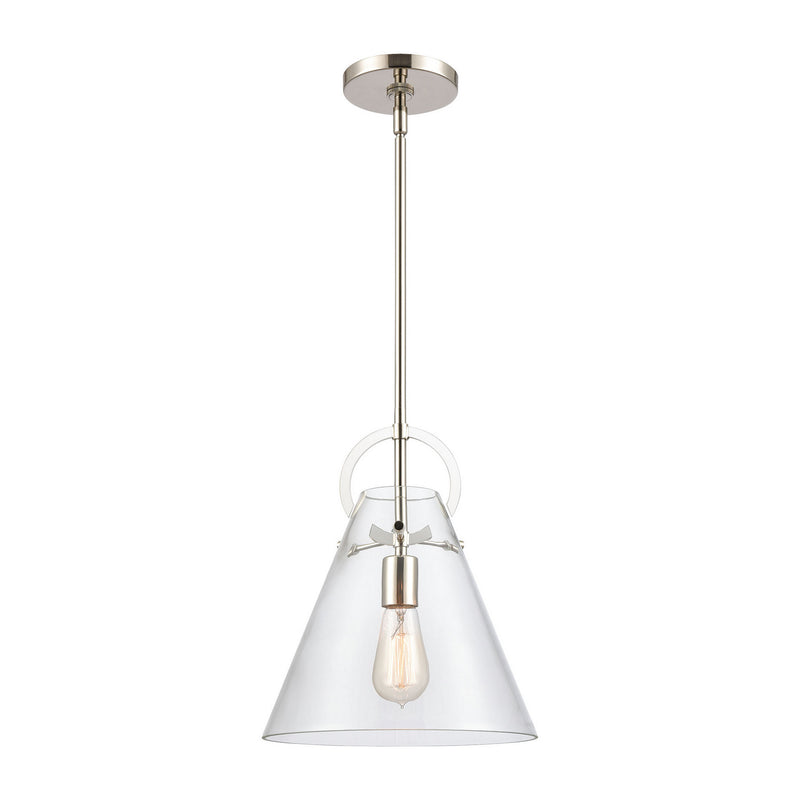 ELK Home - 89326/1 - One Light Mini Pendant - Gabby - Polished Nickel