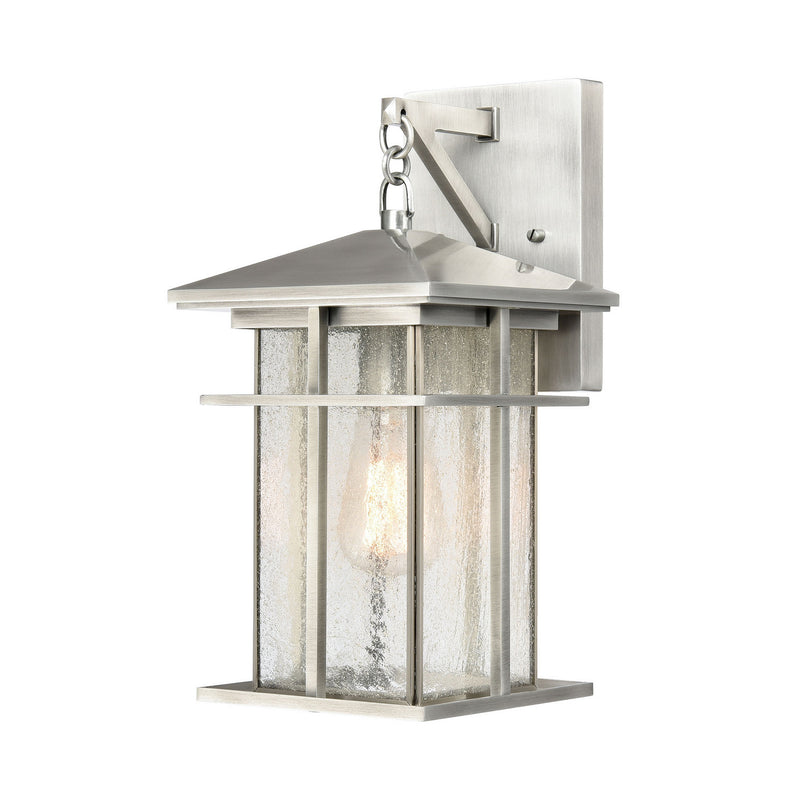 ELK Home - 89370/1 - One Light Outdoor Wall Sconce - Oak Park - Antique Brushed Aluminum