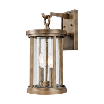 ELK Home - 89391/2 - Two Light Outdoor Wall Sconce - Brison - Vintage Brass