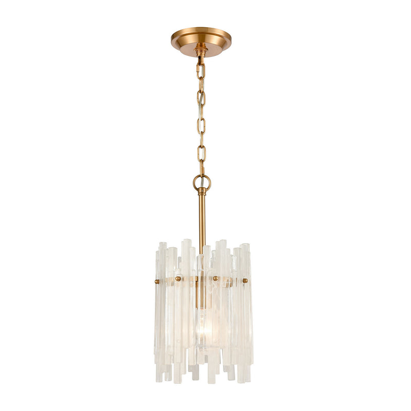 ELK Home - D4661 - One Light Mini Pendant - Brinicle - White