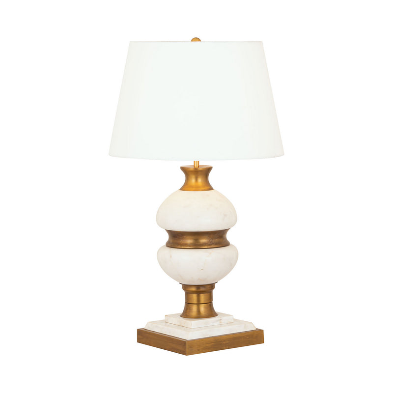 ELK Home - D4725 - One Light Table Lamp - Packer - White