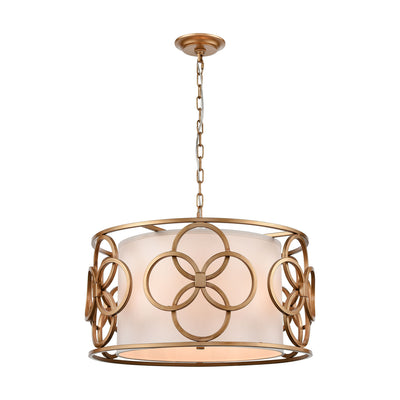 ELK Home - H018-7252 - Four Light Pendant - Botanic Avenue - Antique Gold