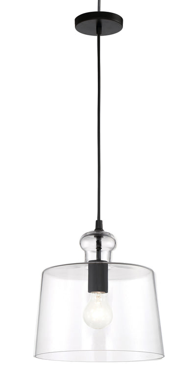 Minka-Lavery - 2335-66A - One Light Pendant - Clarity - Coal