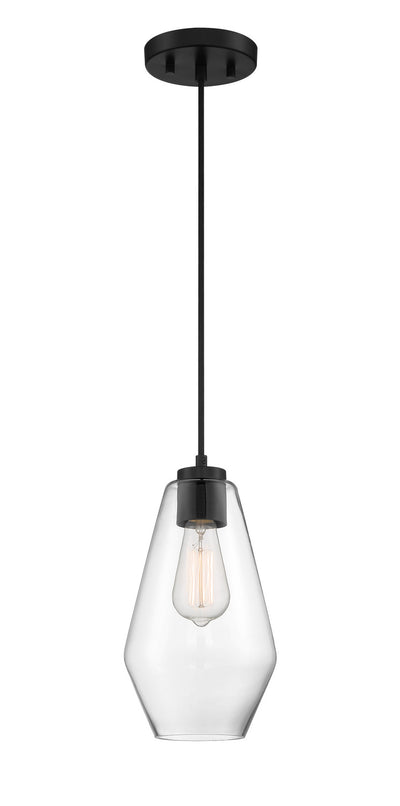 Minka-Lavery - 2338-66A - One Light Pendant - Clarity - Coal