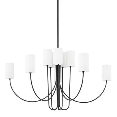 Hudson Valley - 6848-OB - Ten Light Chandelier - Harlem - Old Bronze