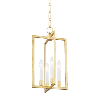 Hudson Valley - MDS420-GL - Four Light Pendant - Middleborough - Gold Leaf