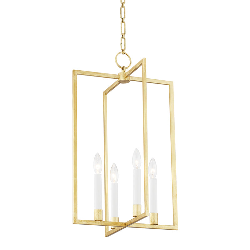 Hudson Valley - MDS421-GL - Four Light Pendant - Middleborough - Gold Leaf