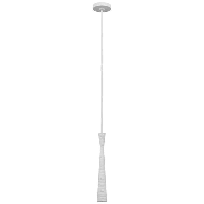 Visual Comfort Signature - KW 5037PW - LED Mini Pendant - Utopia - Plaster White