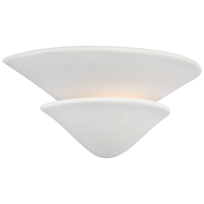 Visual Comfort Signature - ARN 2425PW - LED Wall Sconce - Mollino - Plaster White