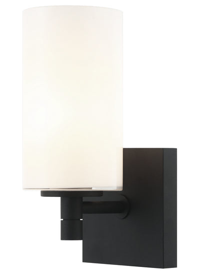 Matteo Lighting - S04901MBOP - Wall Sconce - Candela - Matte Black