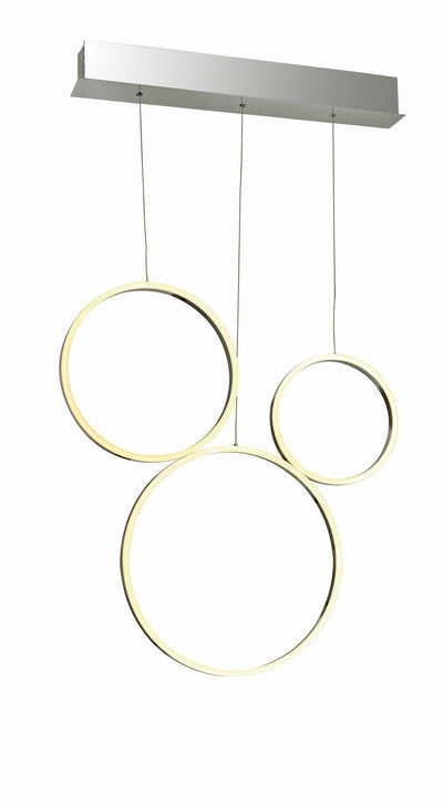 Thumprints - T1026-CH - LED Pendant - Halo - Chrome