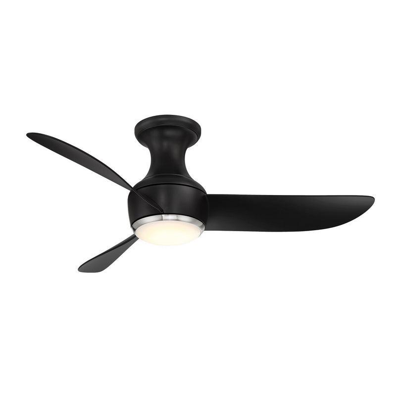 Modern Forms Fans - FH-W2203-44L27BNMB - 44``Ceiling Fan - Corona - Matte Black/Brushed Nickel Trim