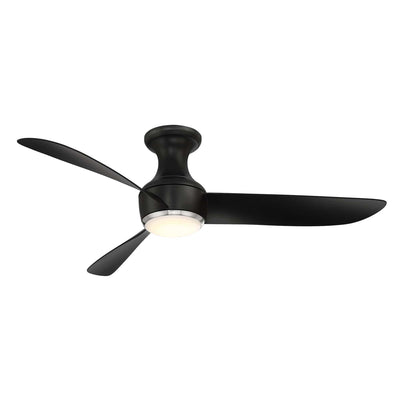 Modern Forms Fans - FH-W2203-52L27BNMB - 52``Ceiling Fan - Corona - Matte Black/Brushed Nickel Trim