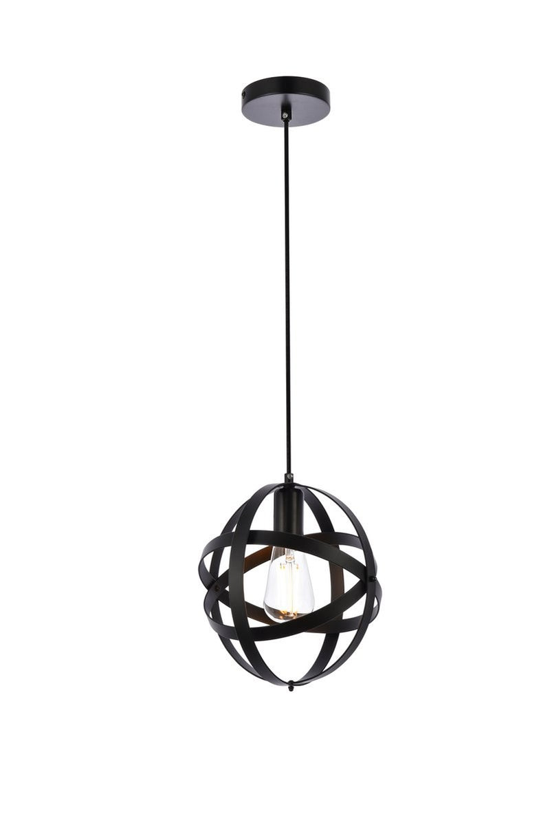 Elegant Lighting - LD2341BK - One Light Pendant - Celeste - Black