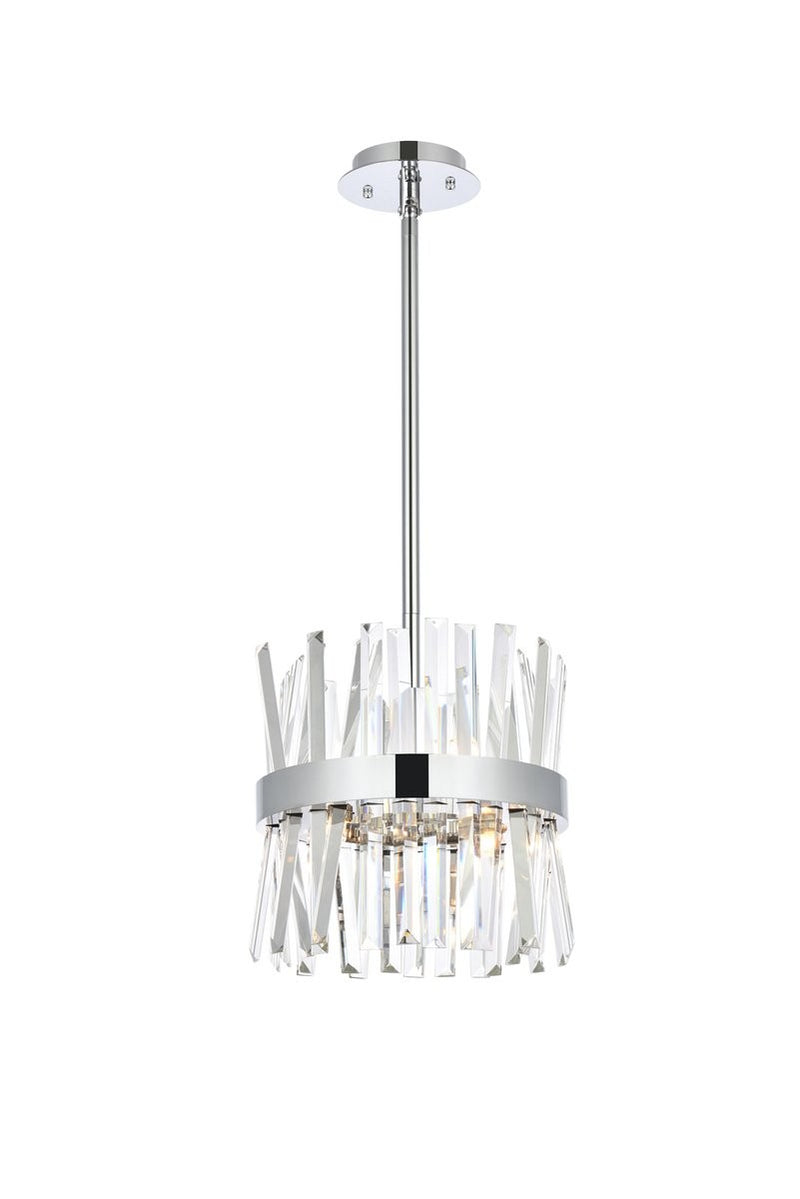 Elegant Lighting - 6200D12C - Six Light Pendant - Serephina - Chrome