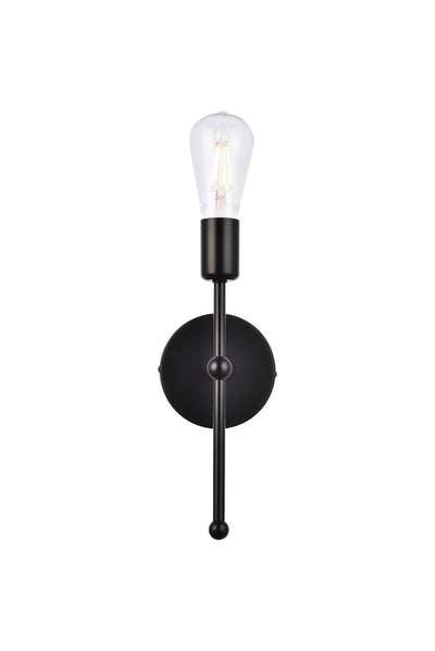 Elegant Lighting - LD2356BK - One Light Wall Sconce - Keely - Black