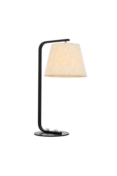 Elegant Lighting - LD2367BK - One Light Table Lamp - Tomlinson - Black And White