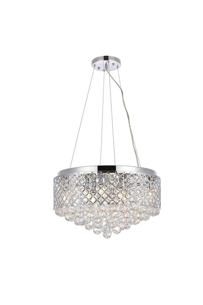 Elegant Lighting - LD520D20C - Eight Light Pendant - Tully - Chrome