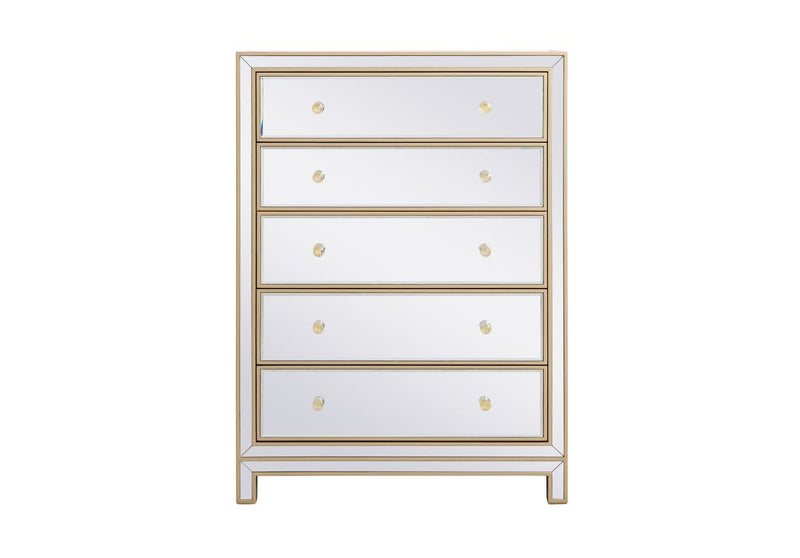 Elegant Lighting - MF72026G - Cabinet - Reflexion - Gold