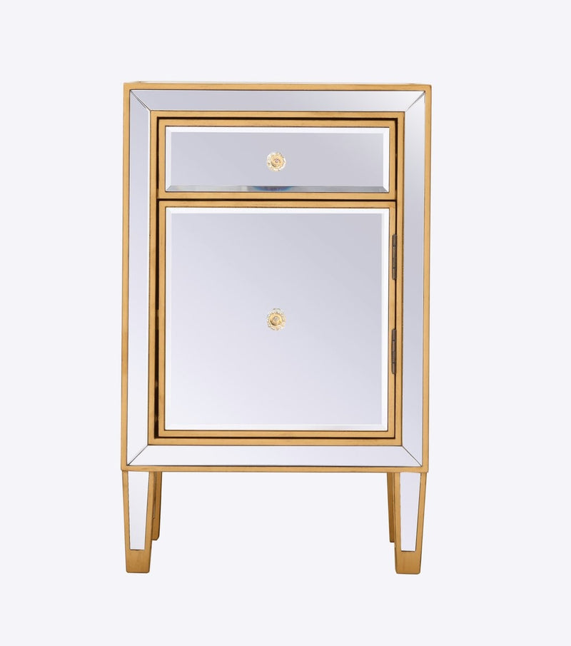 Elegant Lighting - MF72035G - End Table - REFLEXION - Antique Gold