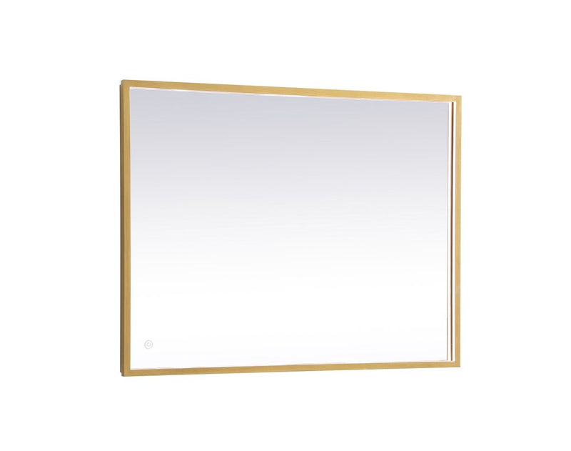 Elegant Lighting - MRE62440BR - LED Mirror - Pier - Brass