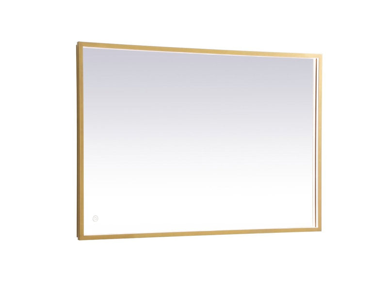 Elegant Lighting - MRE62730BR - LED Mirror - Pier - Brass