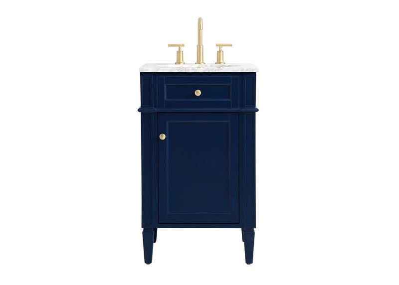 Elegant Lighting - VF12521BL - Single Bathroom Vanity - Park Avenue - Blue