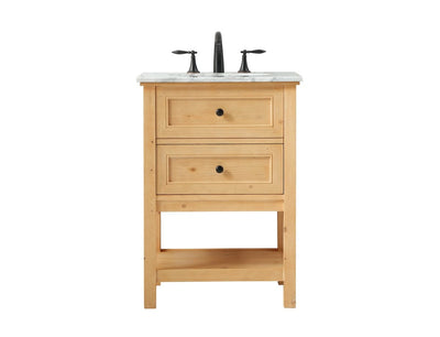 Elegant Lighting - VF27024NW - Single Bathroom Vanity - Metropolis - Natural Wood