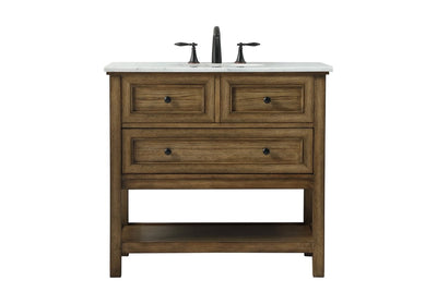 Elegant Lighting - VF27036DW - Single Bathroom Vanity - Metropolis - Driftwood